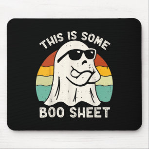 Halloween Dies ist ein Boo-Blatt Mousepad