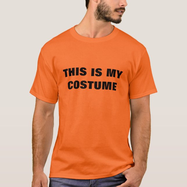 Halloween "DIES IST MEINE KOSTEN" T-Shirt (Vorderseite)