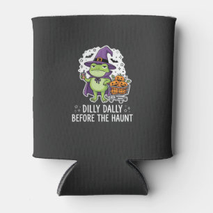 Halloween Dilly Dally Frosch Hexe Kürbis Karren Dosenkühler