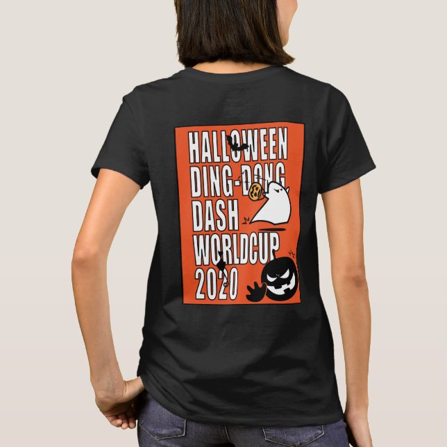 Halloween Ding-Dong-Dash WORLDCUP T-Shirt (Rückseite)