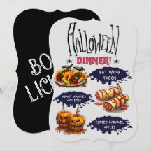 Halloween-Dinner - ein unglaublich köstliches Fest