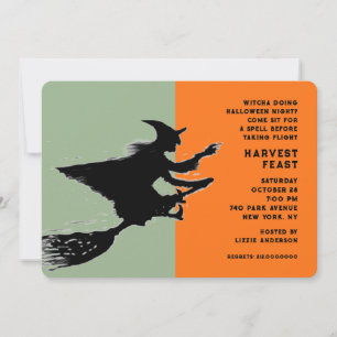 Halloween Dinner Party Einladung