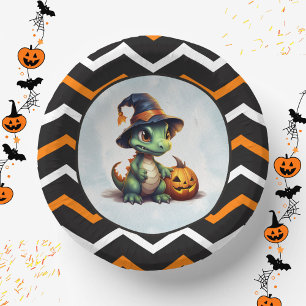 Halloween Dinosaur Dino-Mash-Party Pappteller