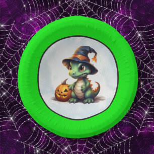 Halloween Dinosaur Dino-Mash-Party Pappteller