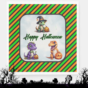 Halloween Dinosaur Dino-Mash-Party Serviette