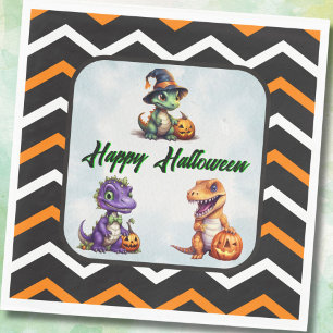 Halloween Dinosaur Dino-Mash-Party Serviette