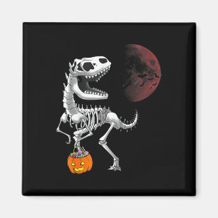 Halloween-Dinosaurier T Rex Skelett Grusel Jungen Magnet
