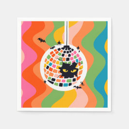 Halloween Disco Ball Paper Napkin Serviette