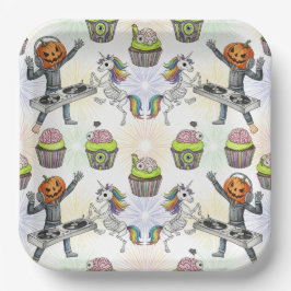 Halloween Disco von Natasha Us Pappteller