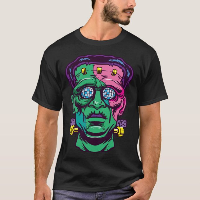 Halloween Disco Zombie T-Shirt (Vorderseite)