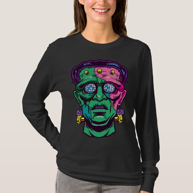 Halloween Disco Zombie T-Shirt (Vorderseite)
