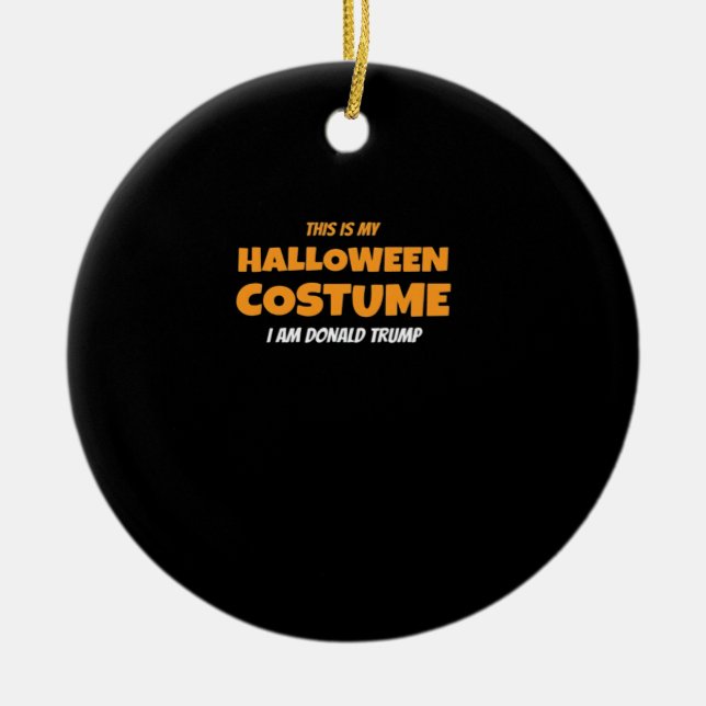 Halloween Donald Costume Trumpkin Ideen Classic Keramik Ornament (Vorne)