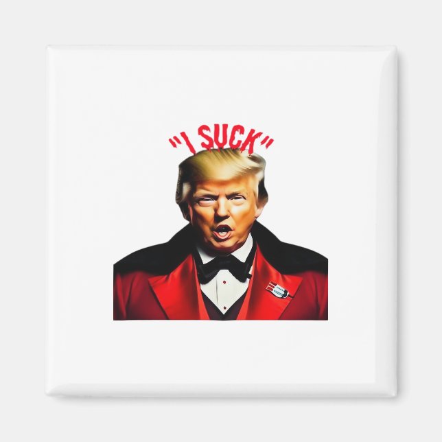 Halloween Donald Funny Anti-Politisch Magnet (Vorne)