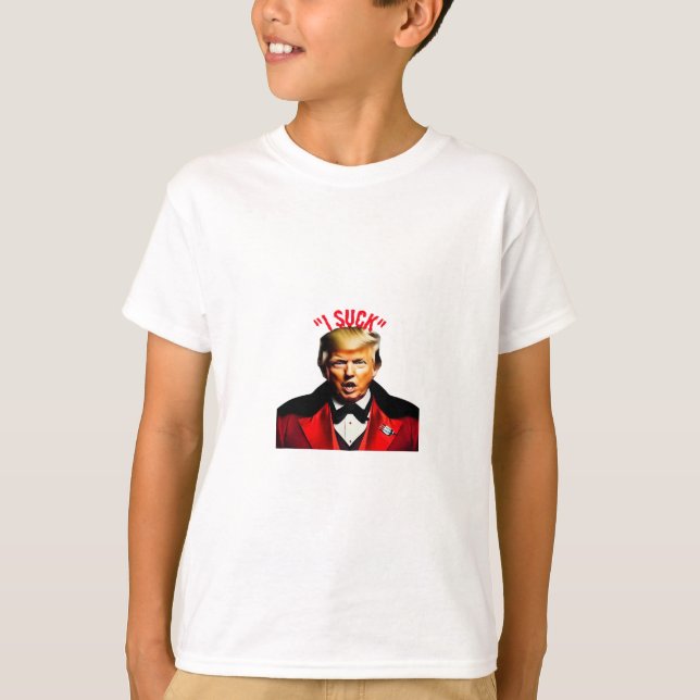 Halloween Donald Funny Anti-Politisch T-Shirt (Vorderseite)