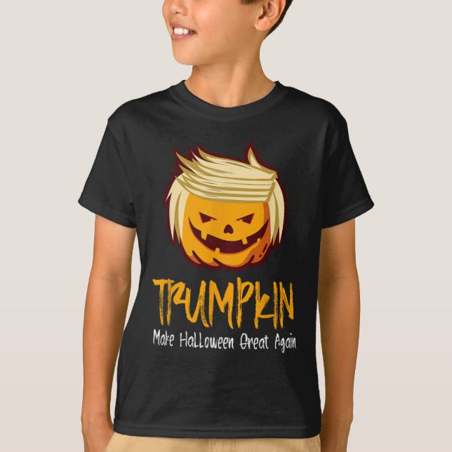Halloween Donald Trump Kostümgeschenk-Idee T-Shirt (Vorderseite)