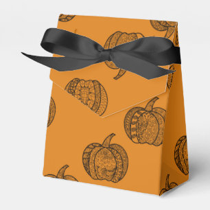 Halloween Doodles boho zentwinkeln Kürbis Herbst Geschenkschachtel