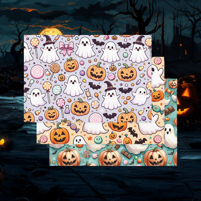 Halloween Doodles Geschenkpapier Set (Von Creator hochgeladen)