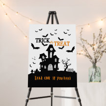 Halloween-Dosenschild Beute Spuk Haus