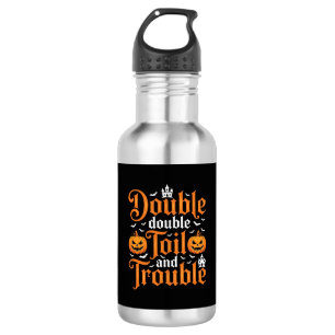 Halloween Double Double Toil and Trouble_1 Edelstahlflasche
