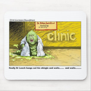 Halloween: Dr. Leech hat keine Kunden Lustige Gesc Mousepad