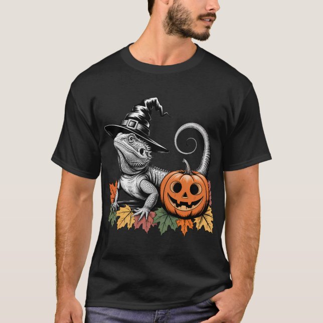 Halloween-Drachenmagie T-Shirt (Vorderseite)