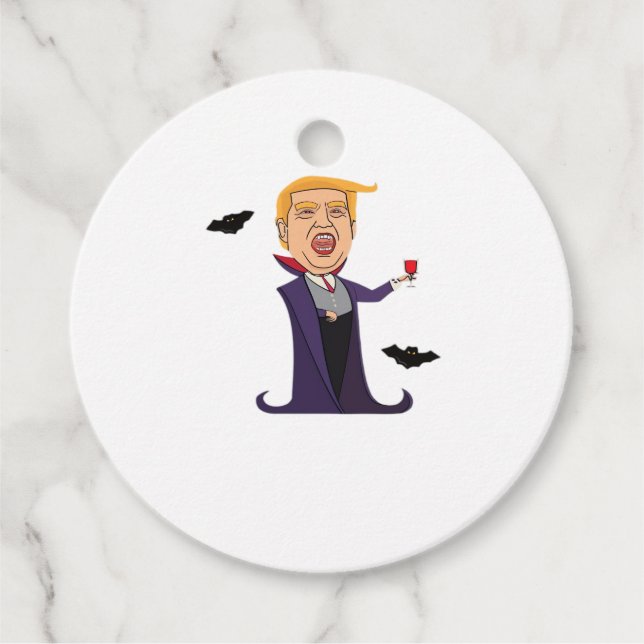 Halloween Dracula Funny Geschenkanhänger (Vorderseite)