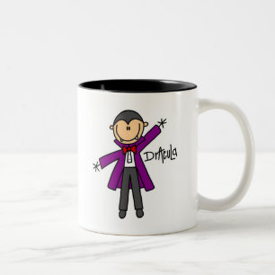 Halloween Dracula Stockfigur Tasse