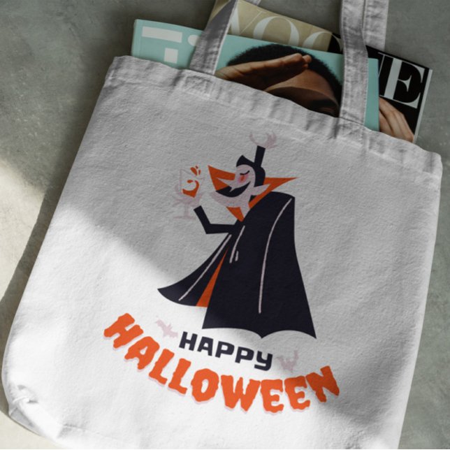 Halloween Dracula Vampire Tote Bag Tragetasche (Von Creator hochgeladen)