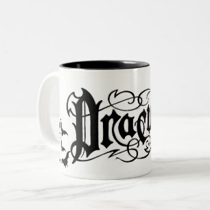 Halloween Dracula Zweifarbige Tasse