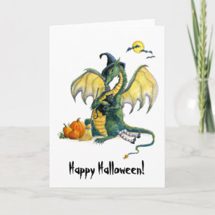 Halloween Dragon Karte