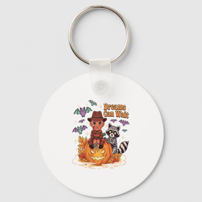 halloween Dream kann Horror Monster warten Schlüsselanhänger (Vorderseite)