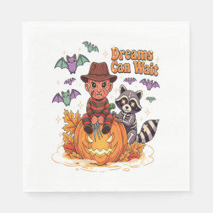 halloween Dream kann Horror Monster warten Serviette