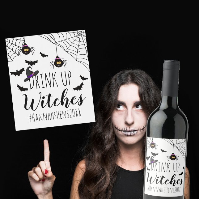 halloween drink hengst bacthlorette Party Weinetikett (Von Creator hochgeladen)