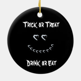 Halloween Drink oder Eat Ornament