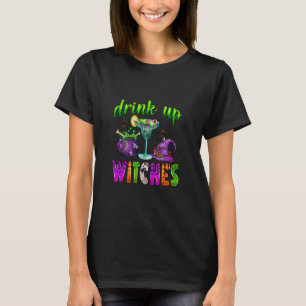 Halloween Drink Up Hexen Wine Women Hexen 1 T-Shirt