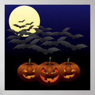 Halloween drittes Poster & Print