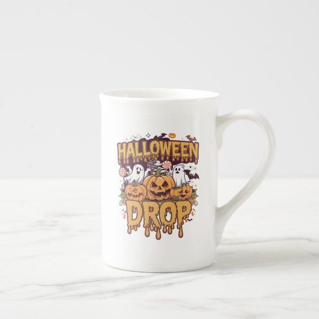 Halloween Drop Prozellantasse (Rechts)
