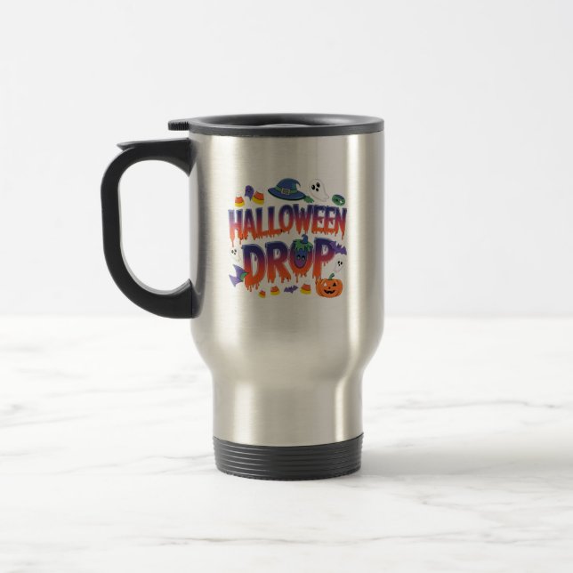 Halloween-Drop Reisebecher (Links)