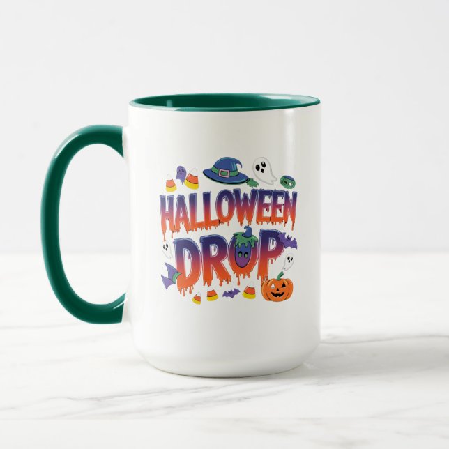 Halloween Drop Tasse (Links)