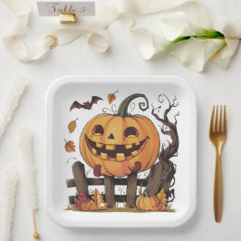 Halloween-Druckpumpenpapier Pappteller