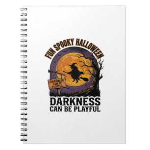 Halloween-Dunkelheits-Shirt Vintage-Hexen-Mond-Des Notizblock