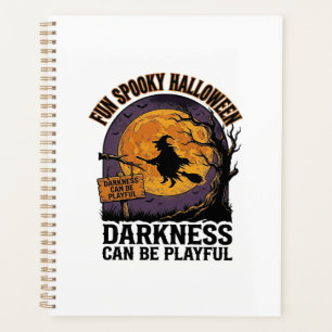 Halloween-Dunkelheits-Shirt Vintage-Hexen-Mond-Des Planer