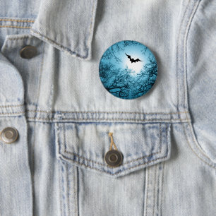 Halloween Dunkelnacht individualisierbar klassisch Button