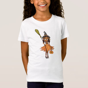 Halloween dunkles Mädchen T-Shirt