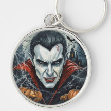Halloween, durstiger Vampir, Kürbisfeld