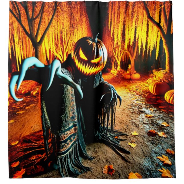 Halloween Duschvorhang (Vorderseite)