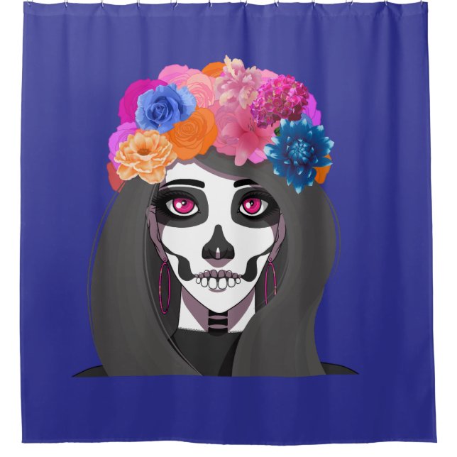 Halloween Duschvorhang (Vorderseite)