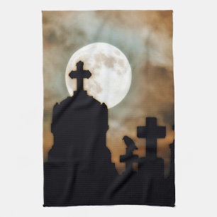 Halloween Dusk Geschirrtuch
