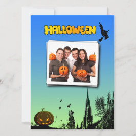Halloween Dusk Hexch Pumpkin Custom Foto Party Einladung