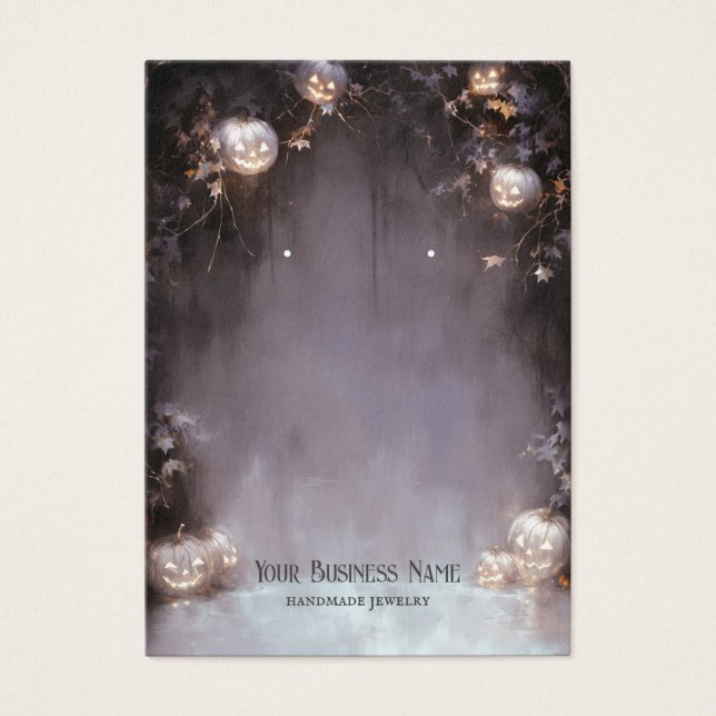 Halloween Earring Display Card (Vorderseite)